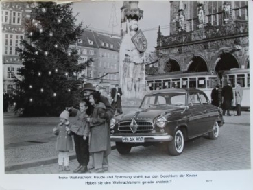 Borgward Isabella at Bremer Roland 1956 Factoryphoto (6462)